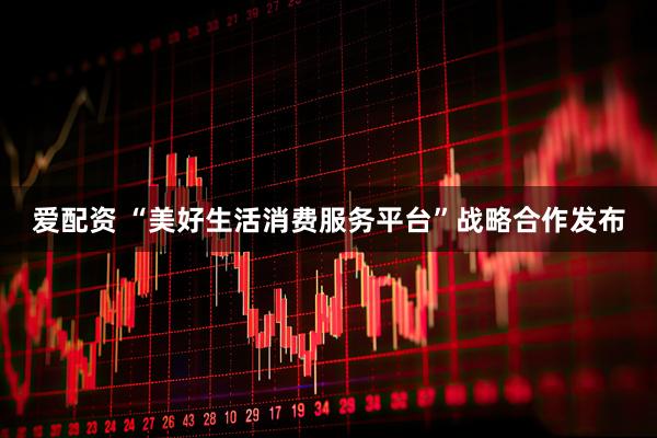 爱配资 “美好生活消费服务平台”战略合作发布